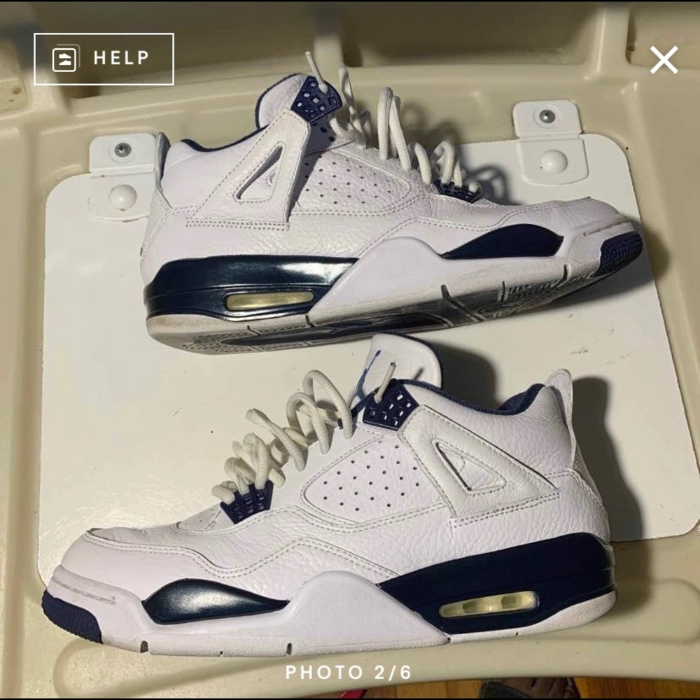 Air Jordan 4  Retro LS  “legend blue”